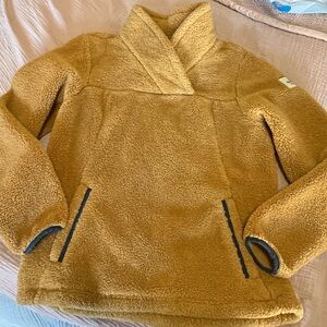 The North Face Tan Sherpa Fleece